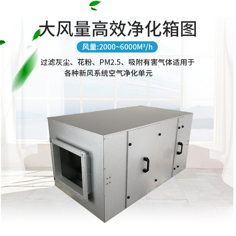 大风量高效净化箱图
